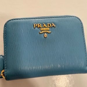 Authentic Prada Vitello Coin Wallet
